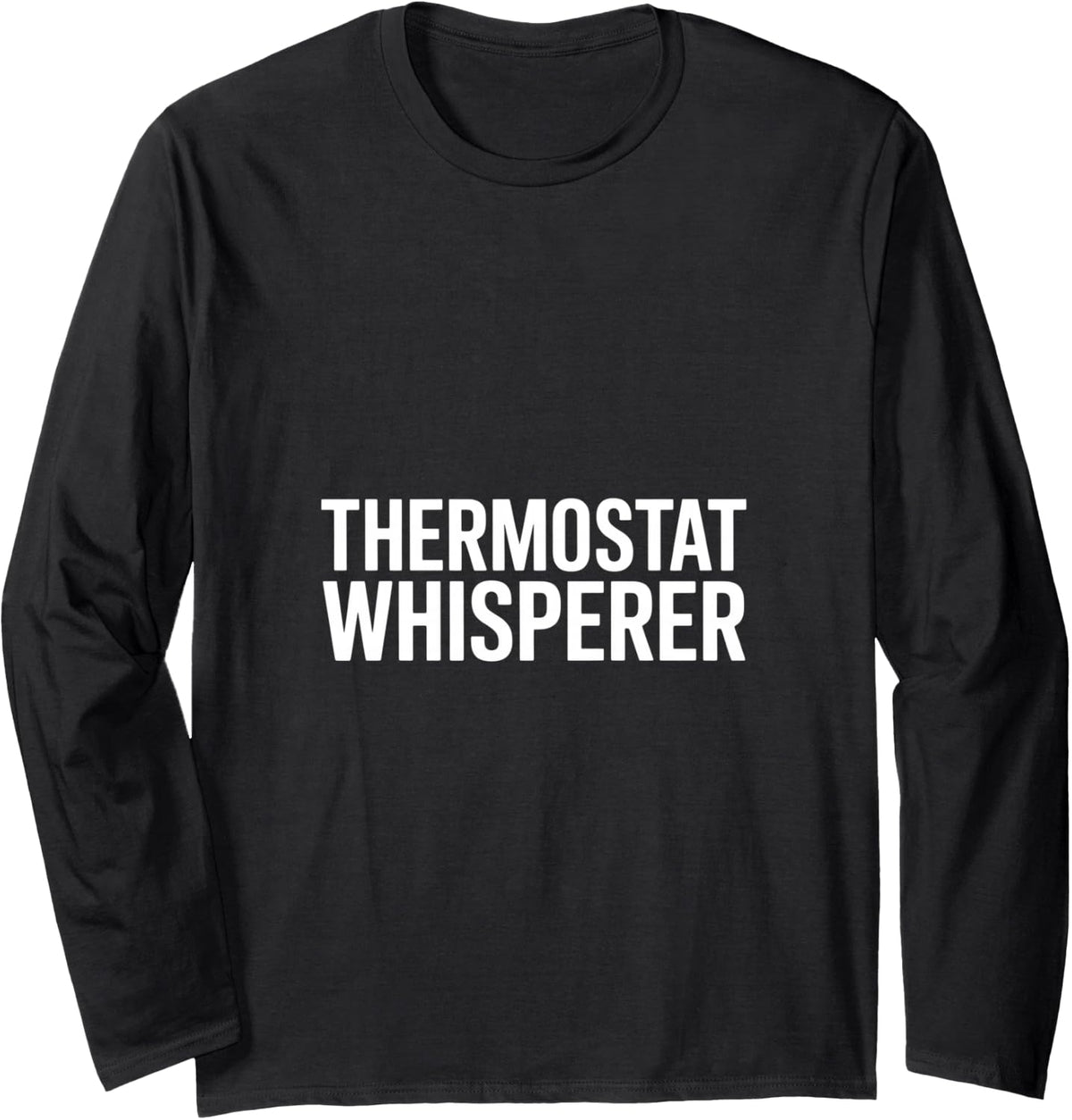 HVAC Technician Commercial HVAC Daily Work Stories Long Sleeve T-Shirt - Adult Unisex Black