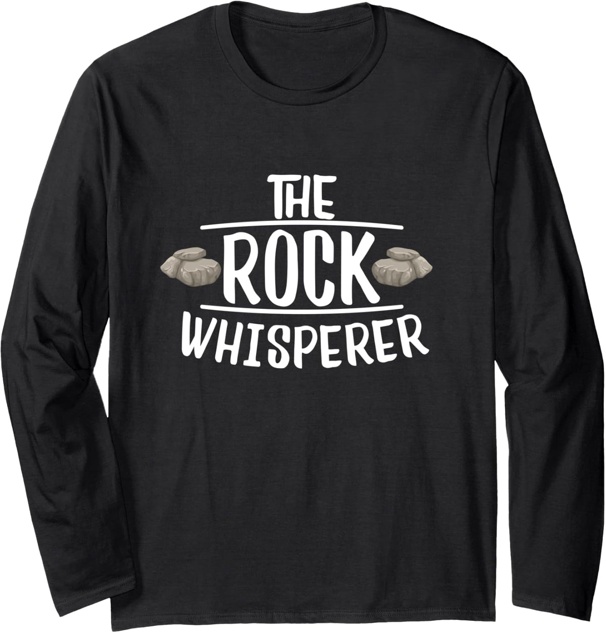 Funny Geology Shirt Rockhound Tshirts Long Sleeve T-Shirt - Adult Unisex Black