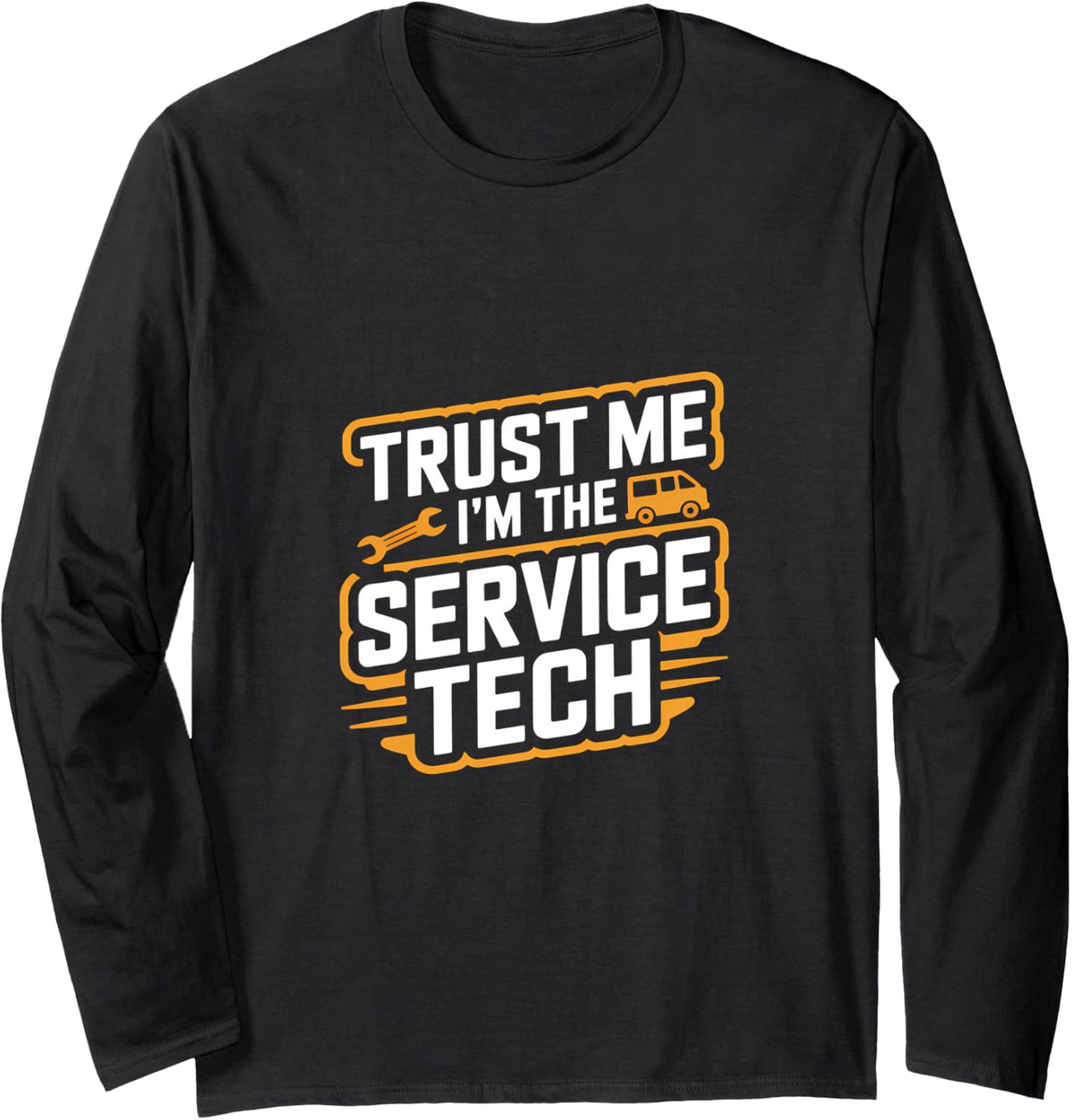 HVAC Technician HVAC Tech Keep Comfort Running Long Sleeve T-Shirt - Adult Unisex Black
