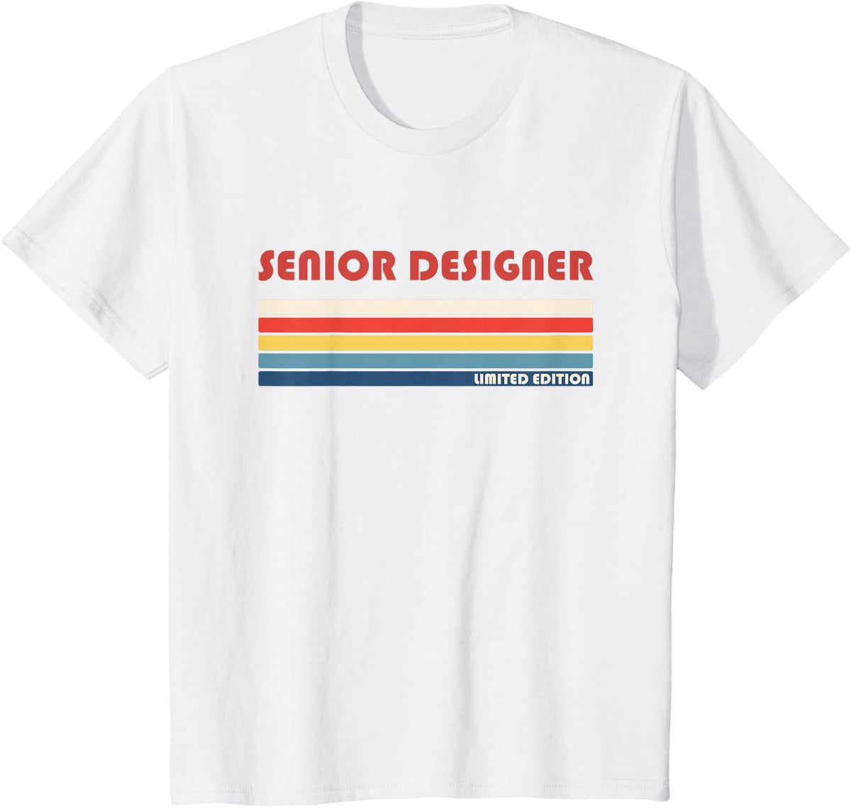 Senior Designer Artist Creativeretro Vintage T-Shirt - White