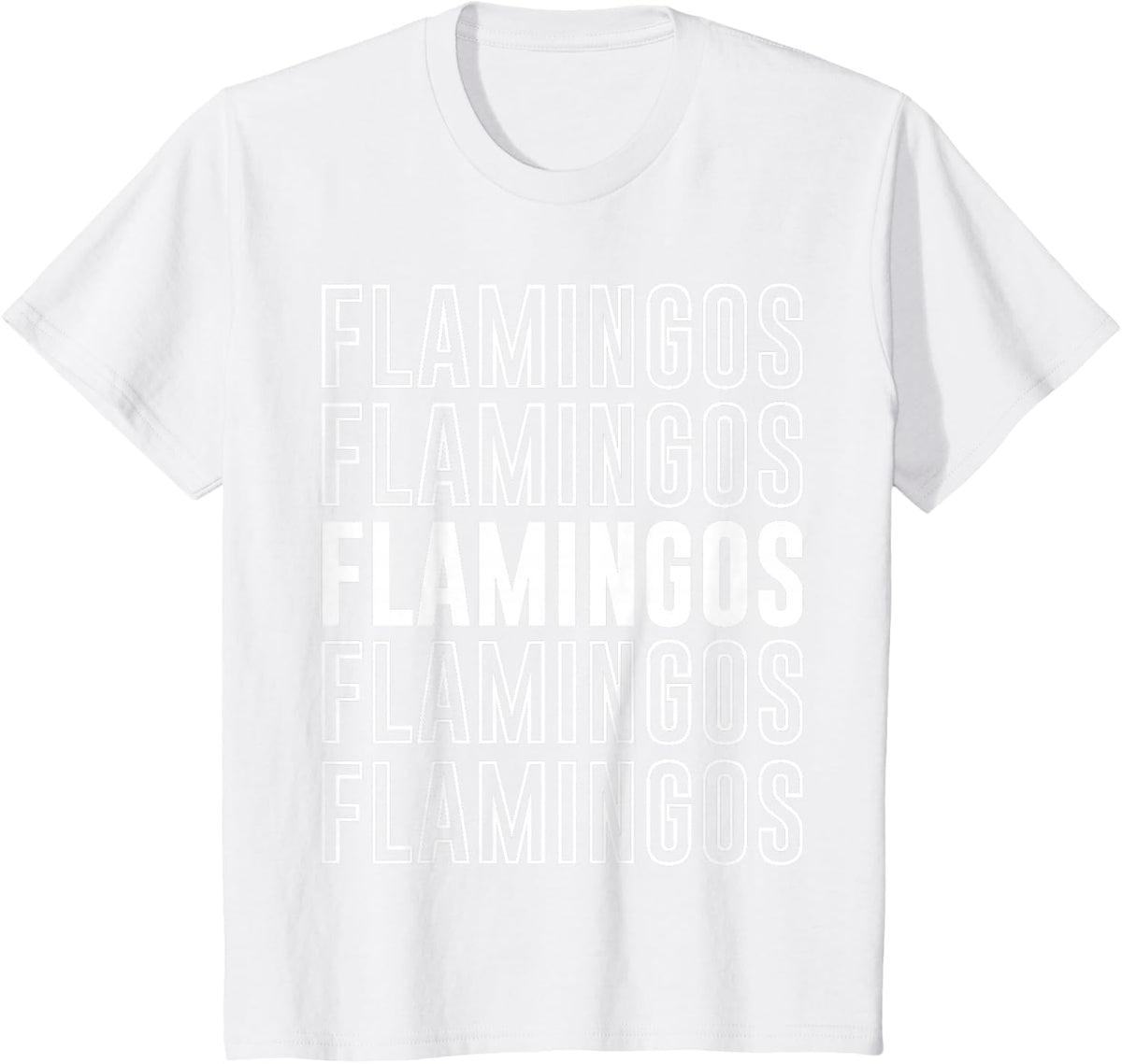 Flamingos T-Shirt - White