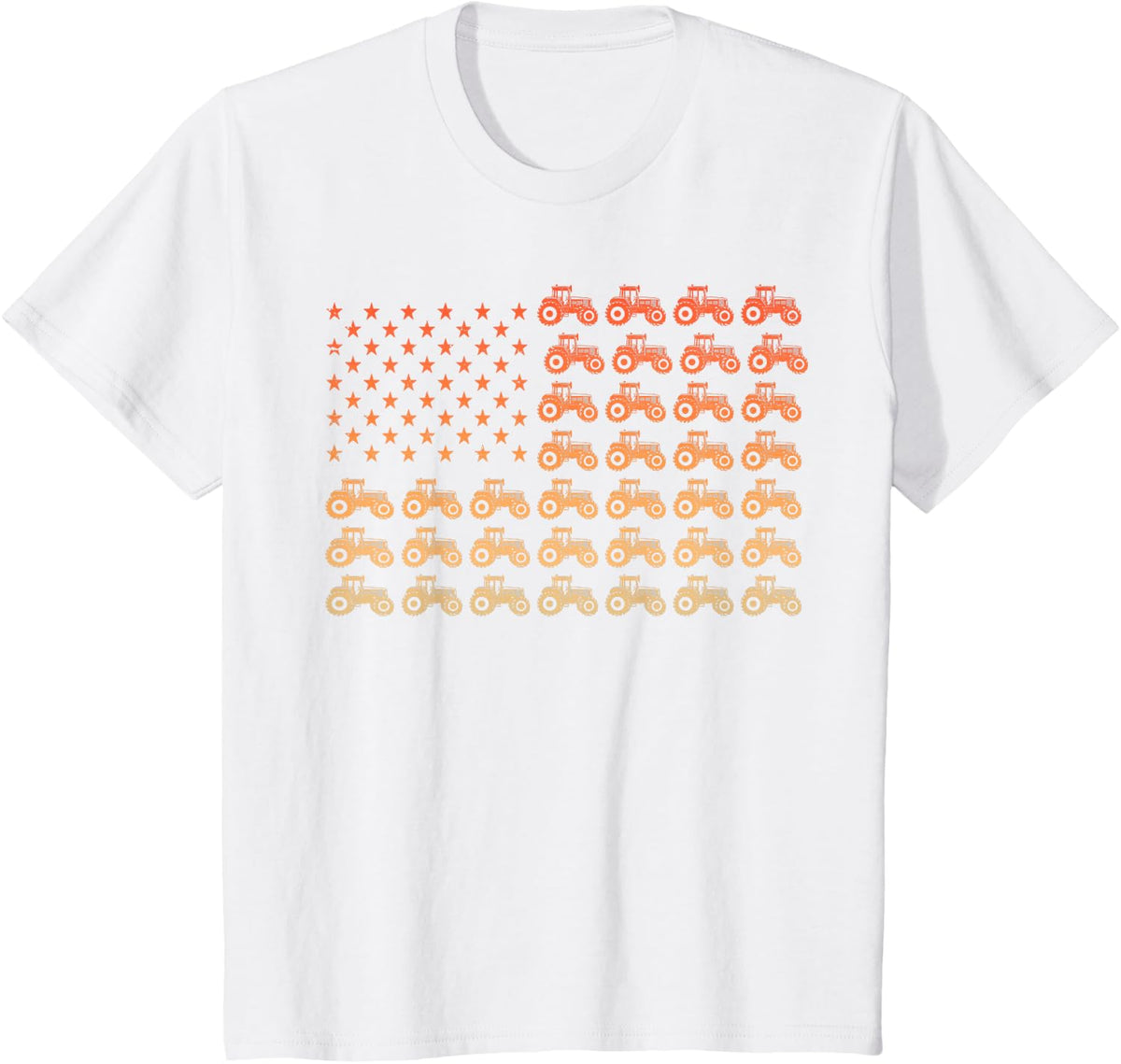 Farm Farmer Art for Men Women Agriculture Tractor Farming T-Shirt - White