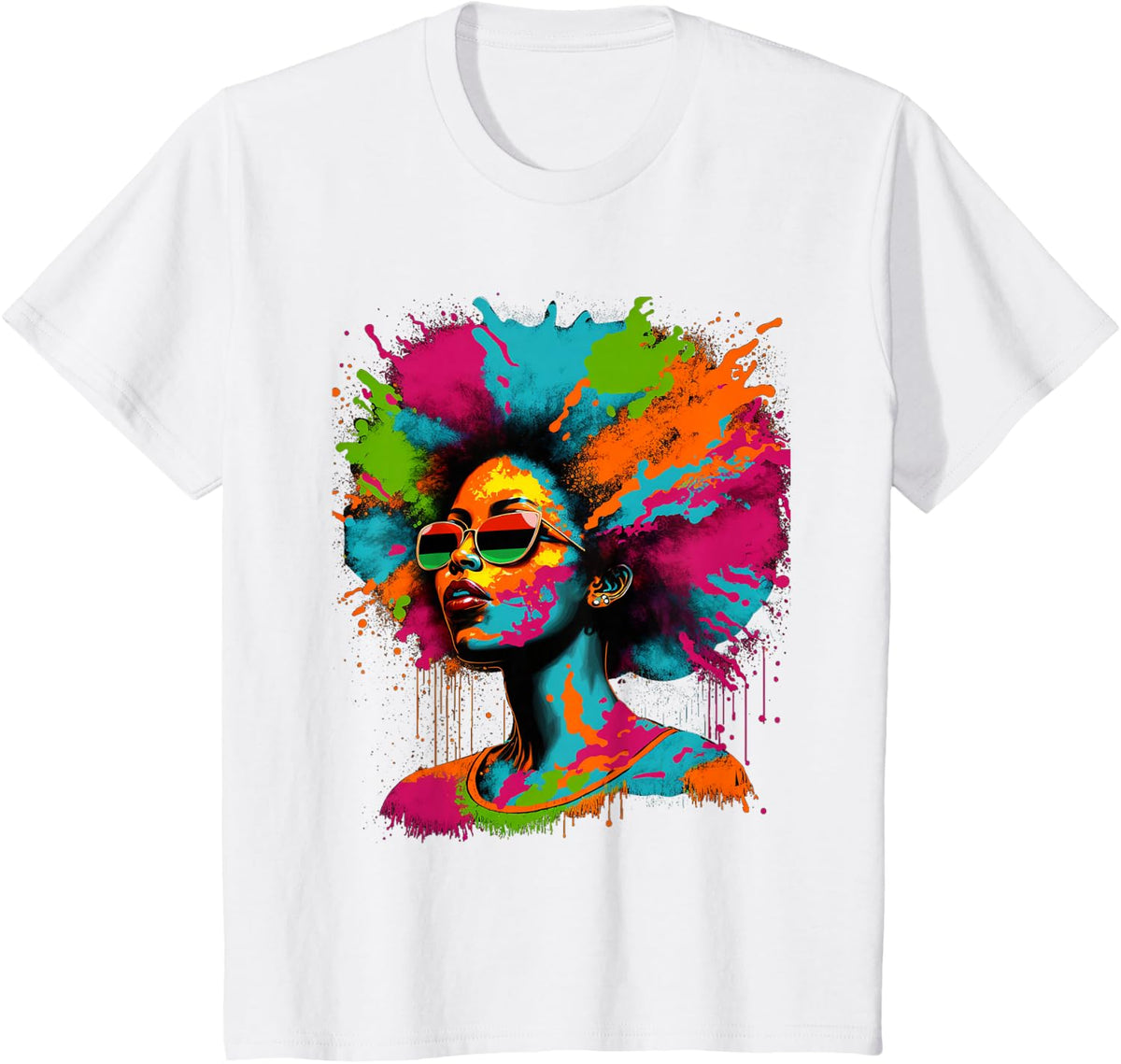 Black History Month African American Black Queen Juneteenth T-Shirt - White
