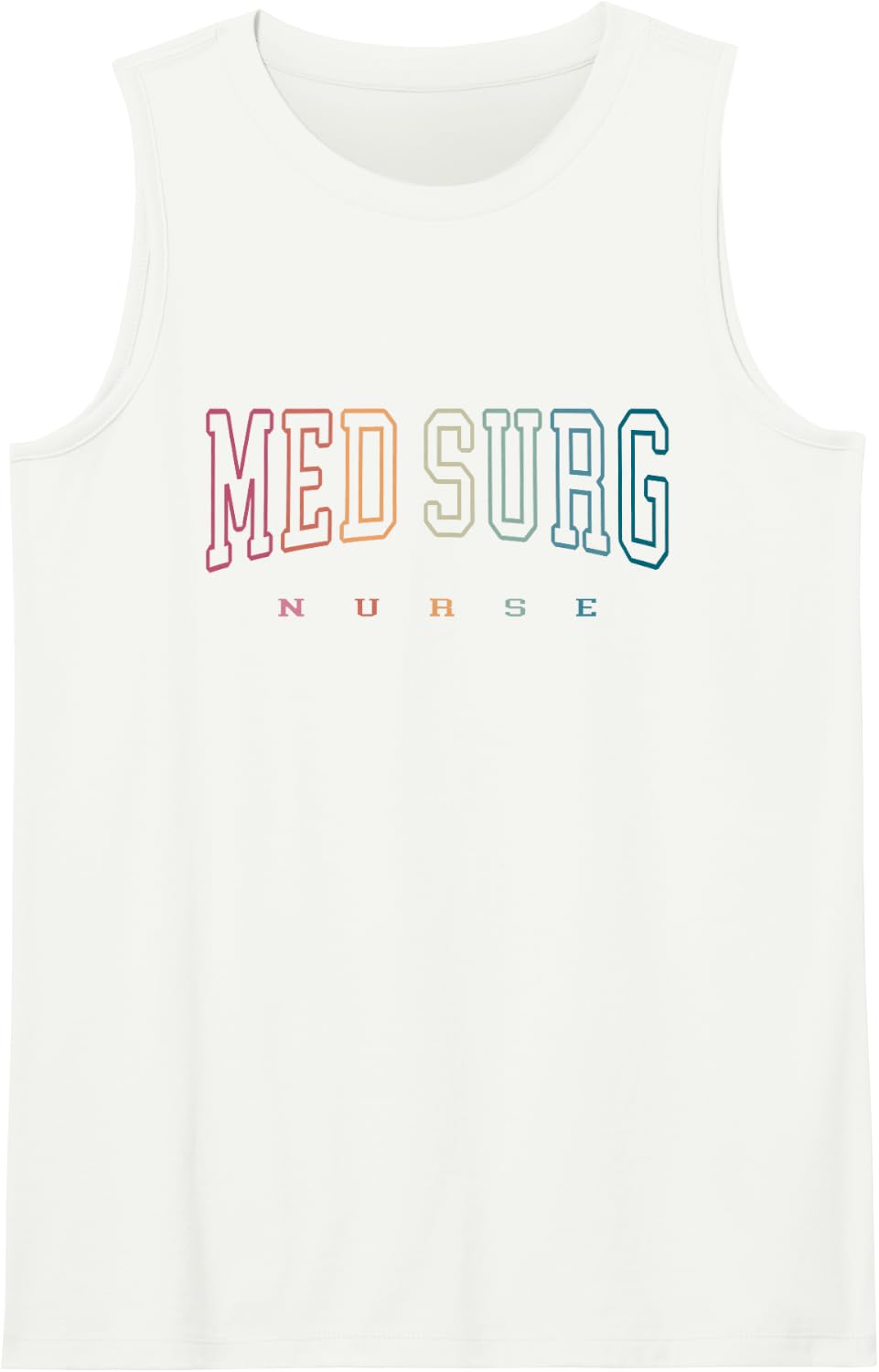 Med Surg Nurse Medical Surgical Nursing Emergency Room Nurse Tank Top - White