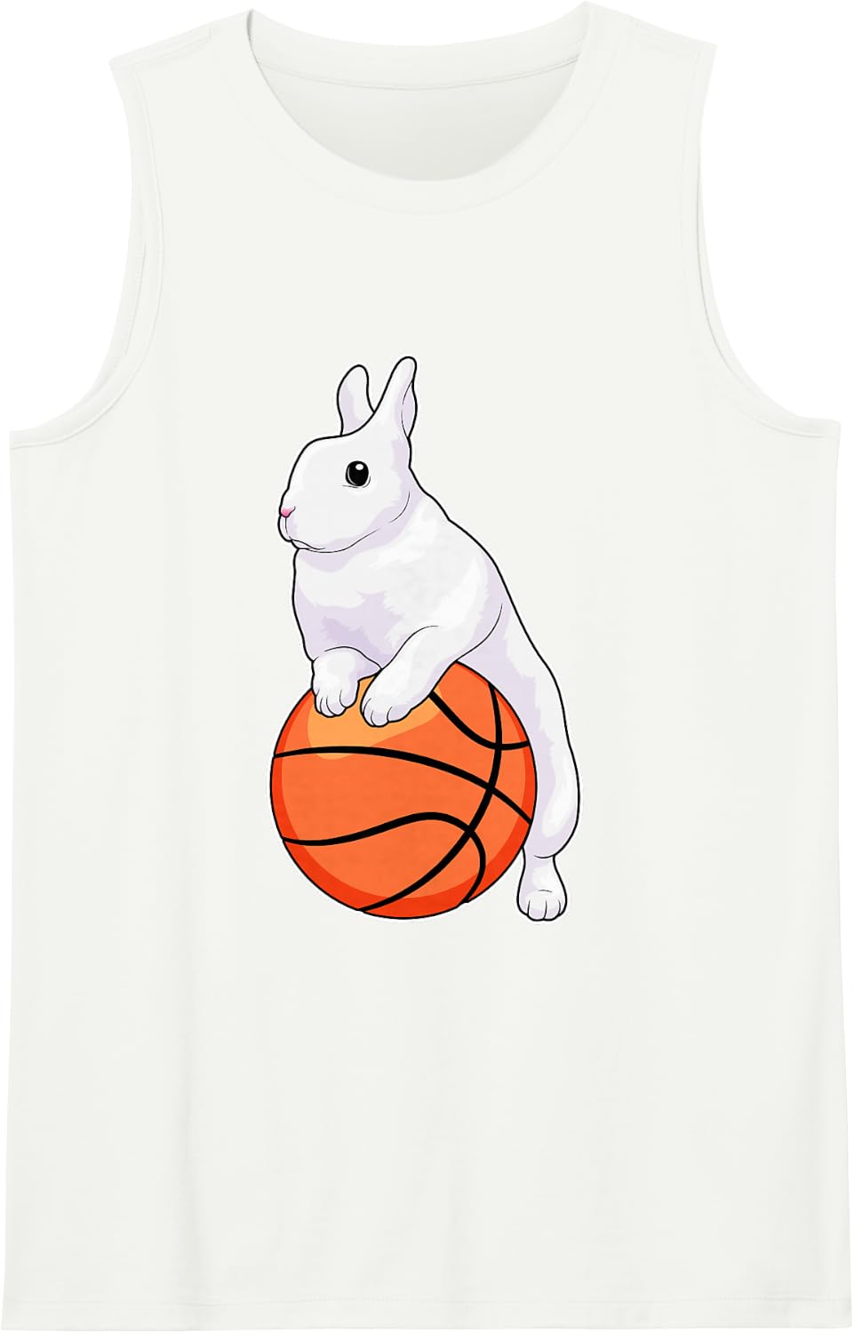 Rabbit Basketball player Basketball Sports Tank Top - White
