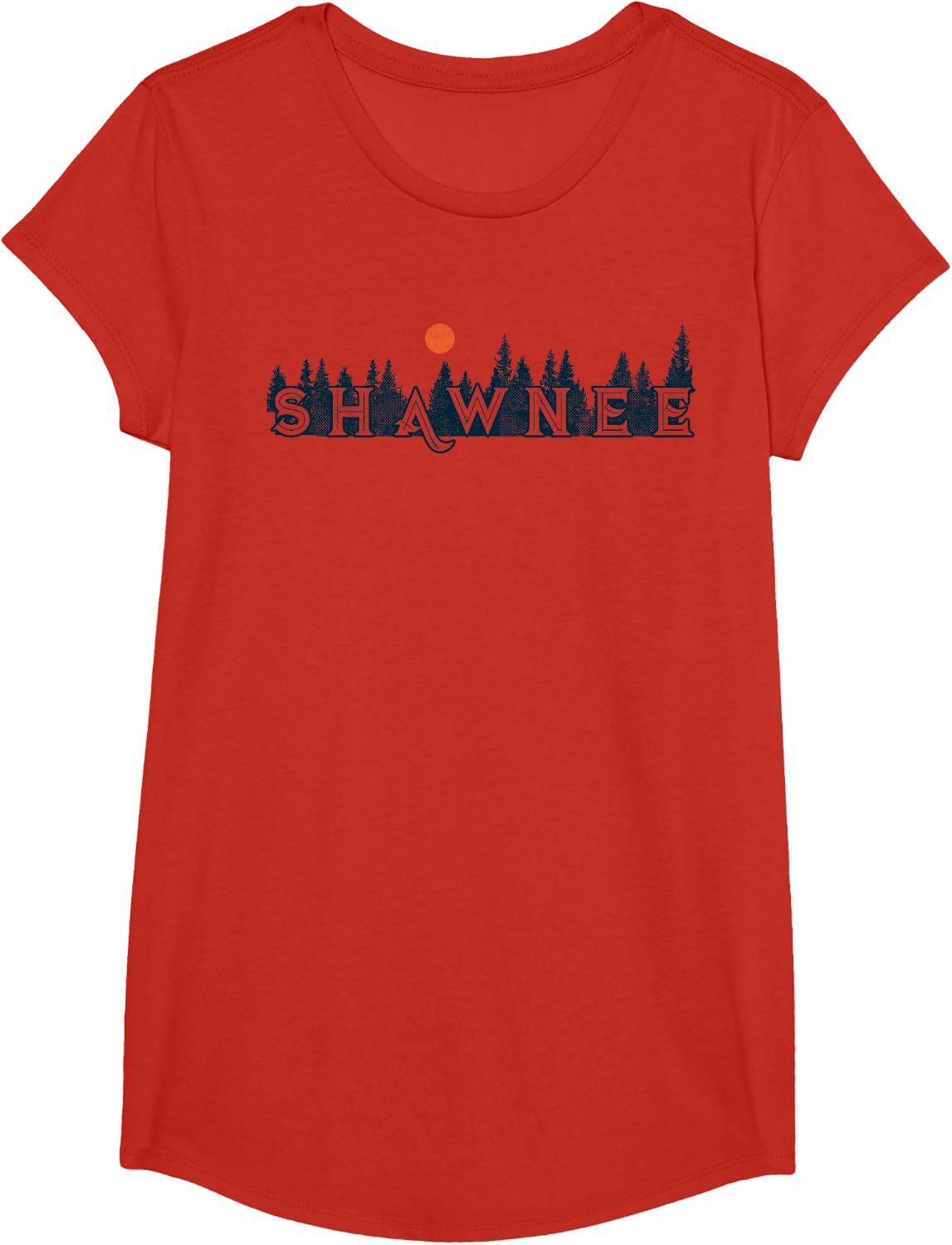 Rock climbing SHAWNEE National Forest Retro Vintage T-Shirt - Girls Red