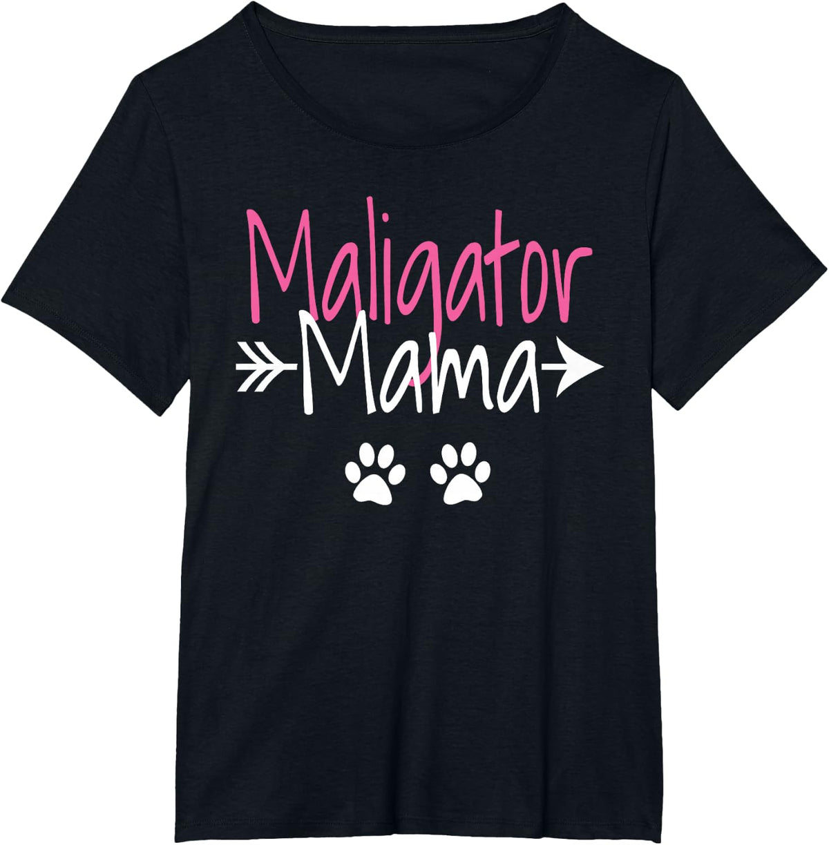 Maligator Mama Funny Belgian Malinois Mom T-Shirt - Black