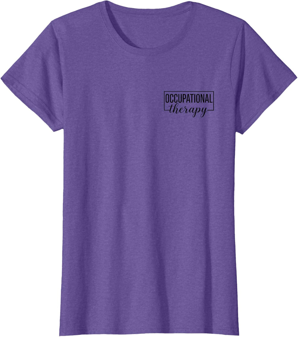 Occupational Therapy Pediatric Therapist OT Month Cute OTA T-Shirt - Purple Heather