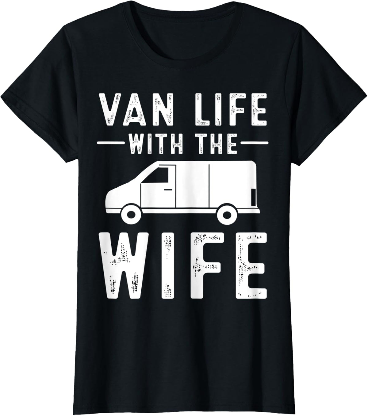 Vanning Vanlife Van Life T-Shirt - Black