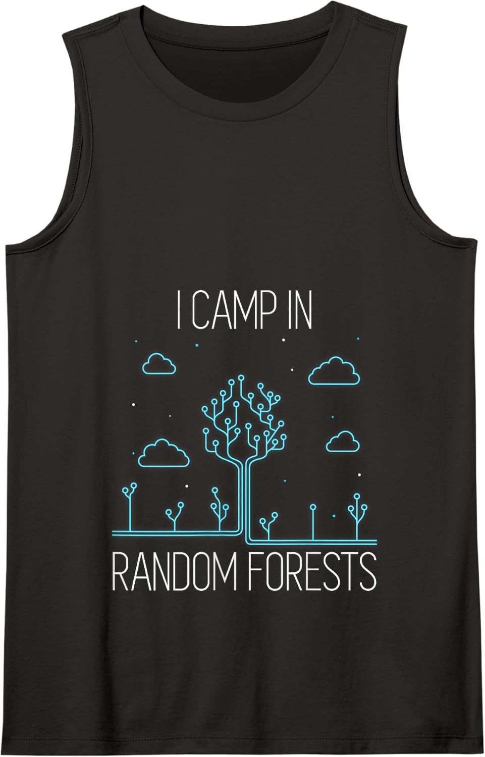 Data Scientist Humor Machine Learning Statistics Tank Top - Black