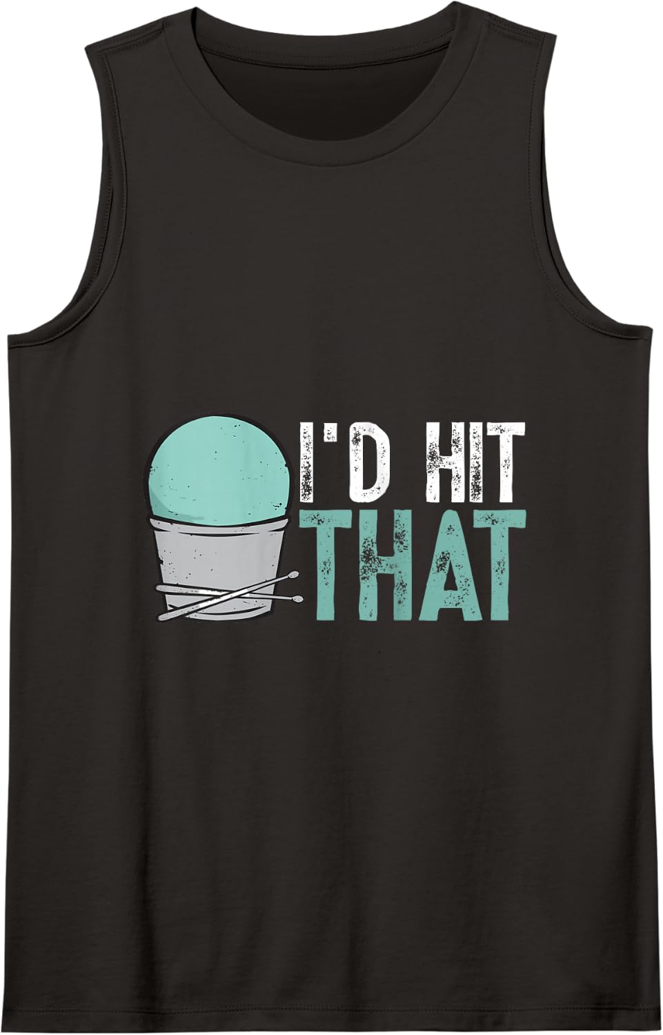 Cardio Drumming Gym Fitness Class Workout Tank Top - Black
