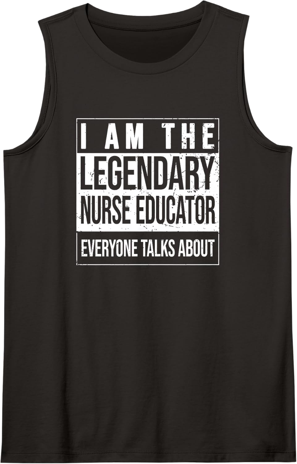 School-Nurse Birthday Born Nurse-Educator Sleeveless Tank Top - Black