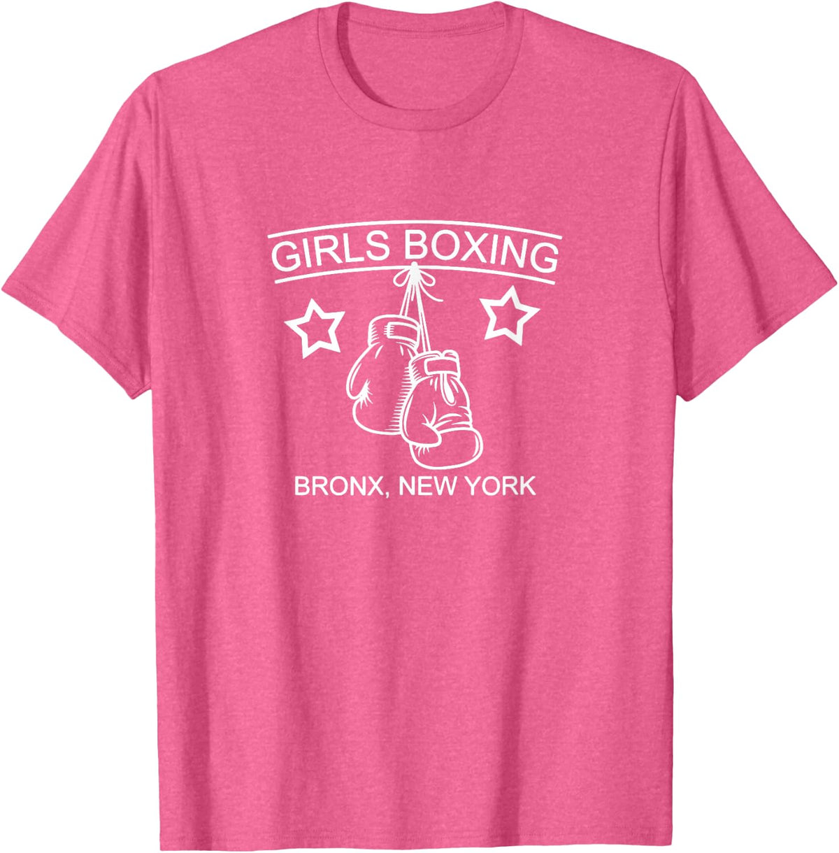 Girls Boxing Bronx NY Rachel Costume T-Shirt - Pink Heather