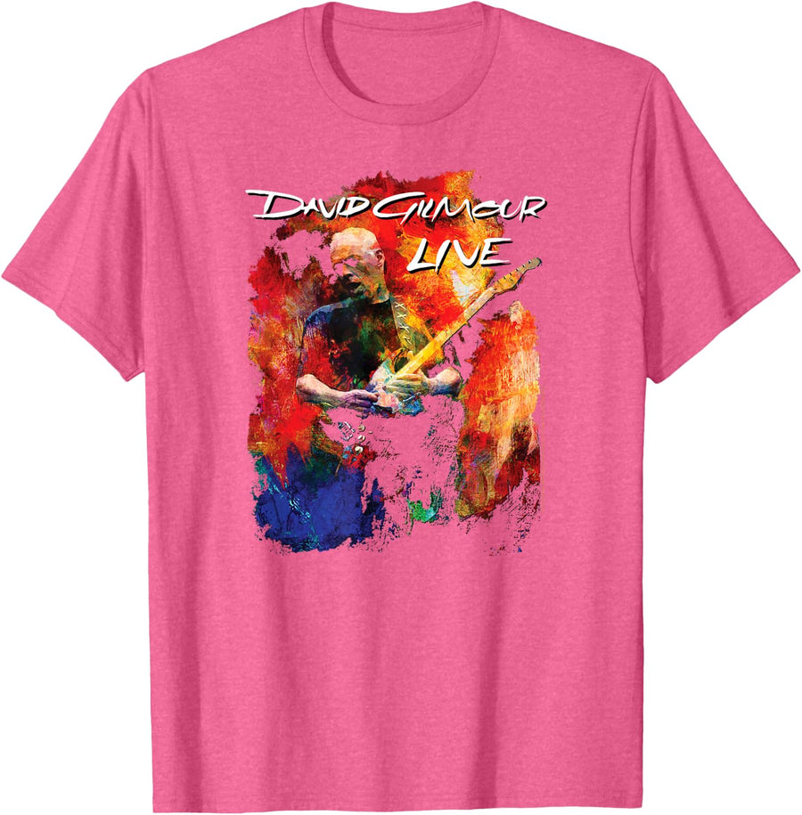 David Gilmour - Gilmour Live T-Shirt - Pink Heather