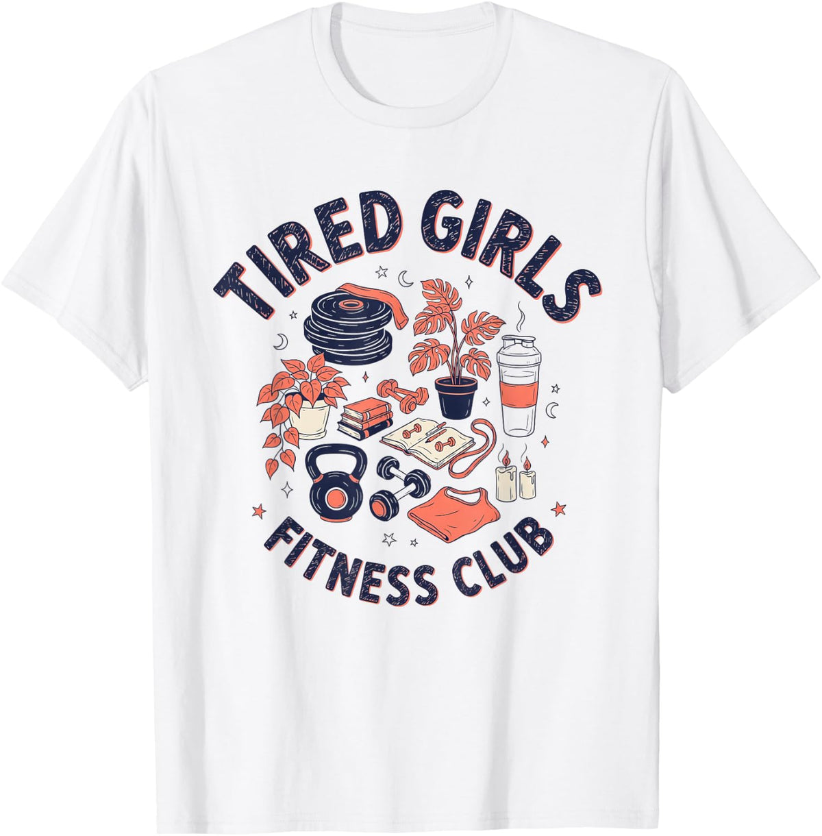 Fitness Training Workout Exercising Weightlifting Gym T-Shirt - White