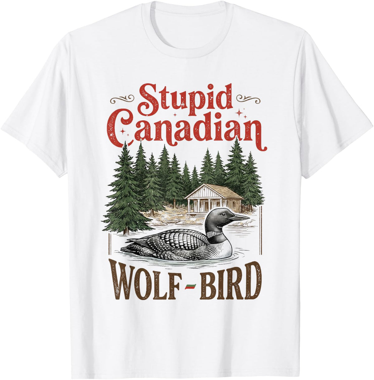 Heated Loon Hockey Meme T-Shirt - White
