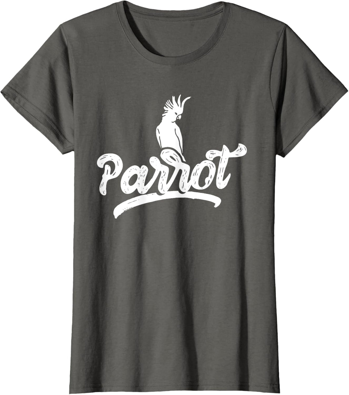 Parrot Parrots Owner Bird Lover T-Shirt - Asphalt Grey