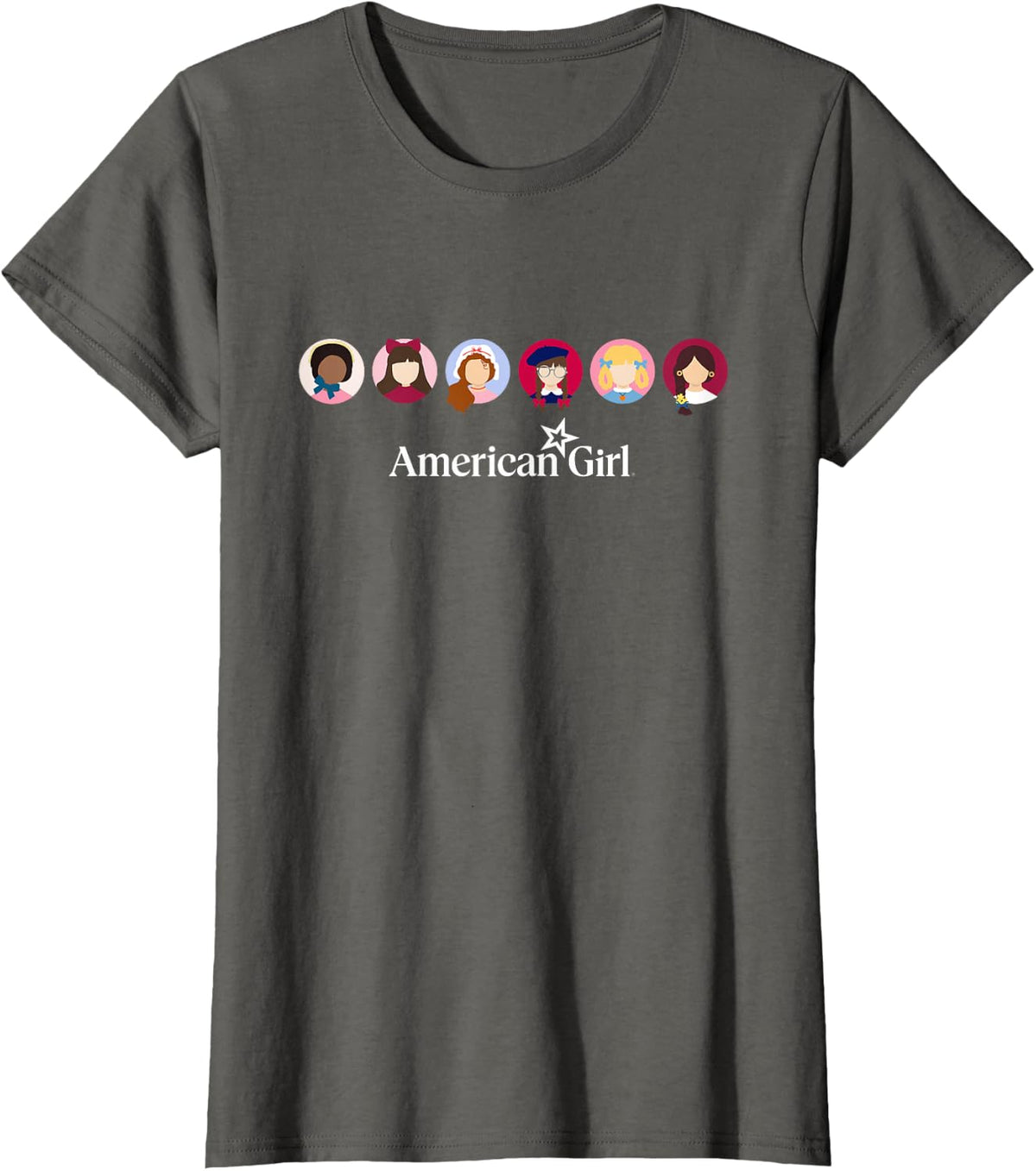 American Girl - Historical Icons T-Shirt - Asphalt Grey