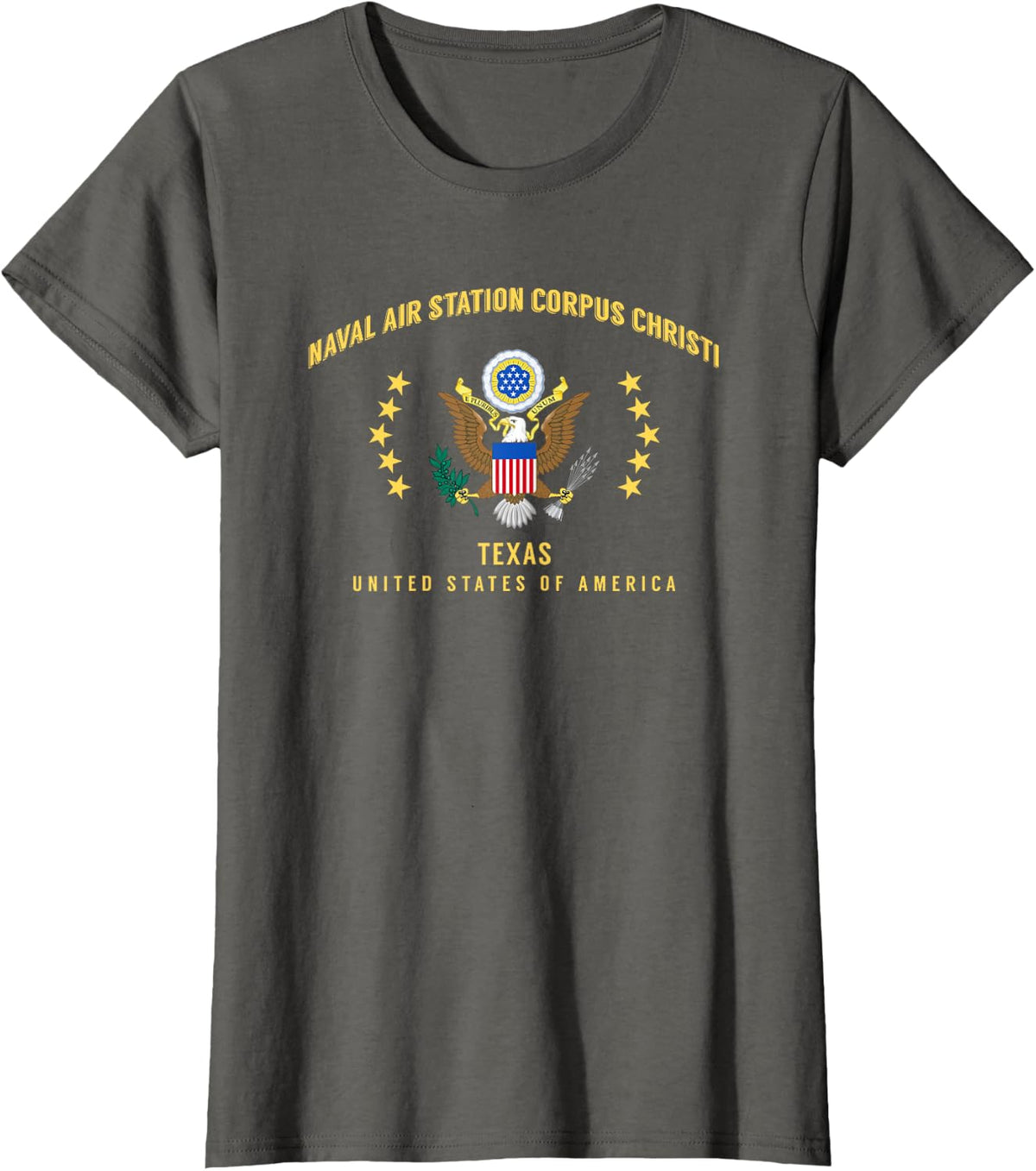 Naval Air Station Corpus Christi T-Shirt - Asphalt Grey