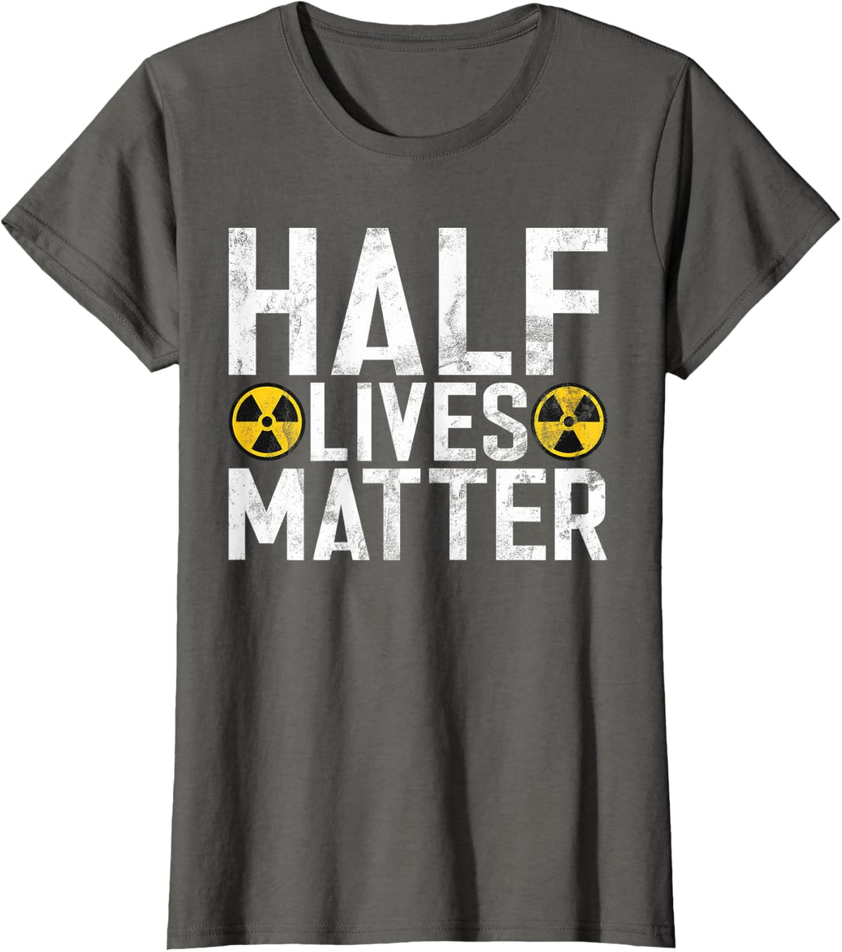 Nuclear Engineer Funny Retro Radioactive Nuclear Power Plant T-Shirt - Asphalt Grey
