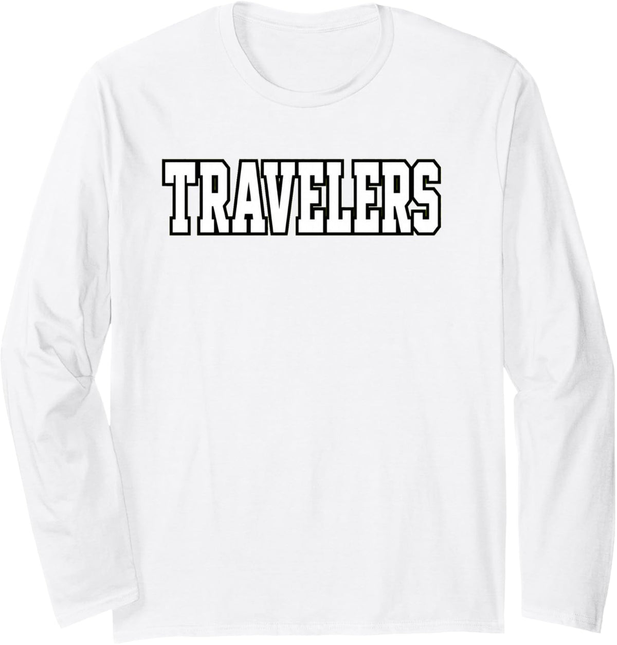 Travelers Long Sleeve T-Shirt - Adult Unisex White