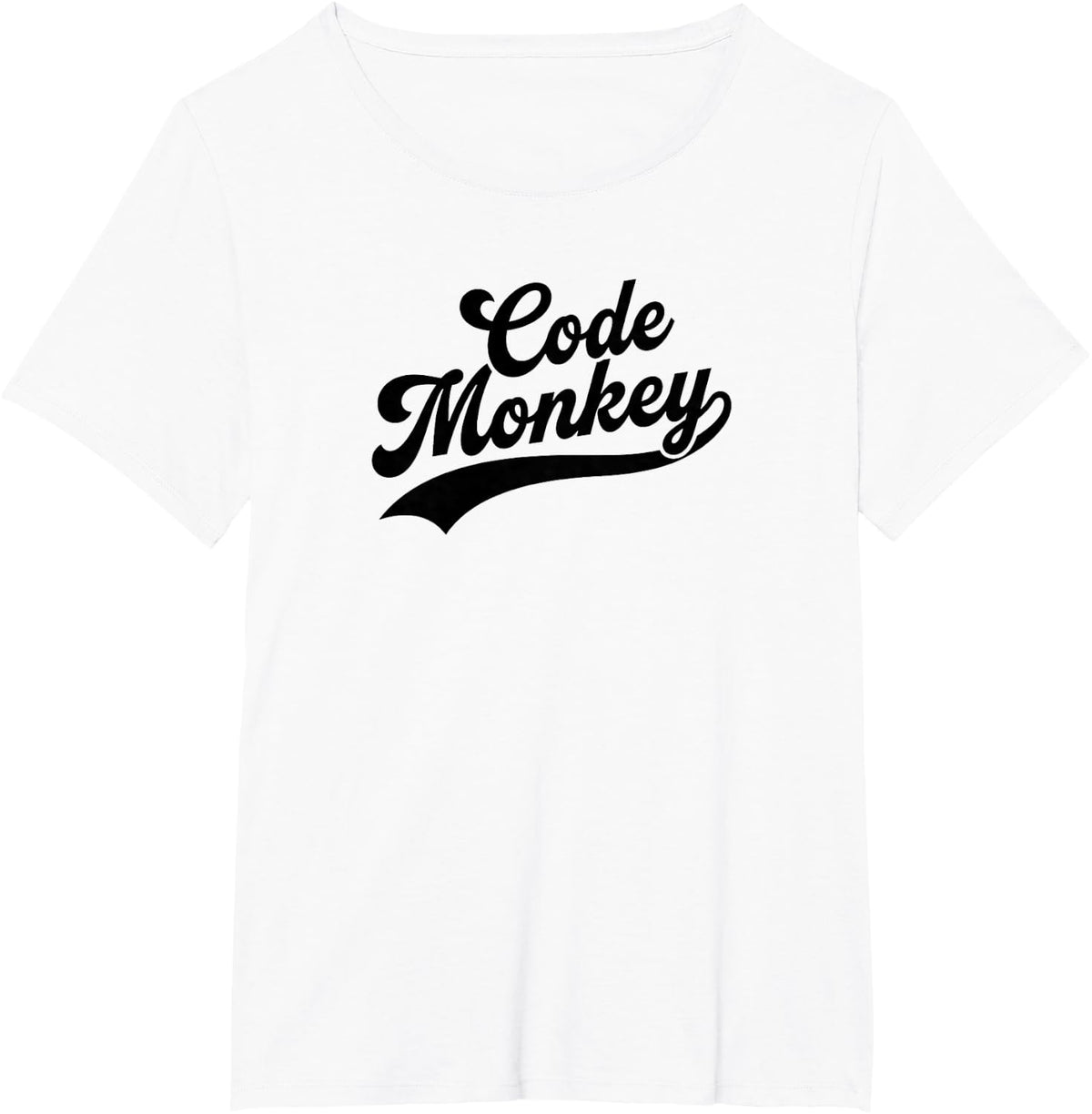 Code Monkey - Funny Coder T-Shirt - White