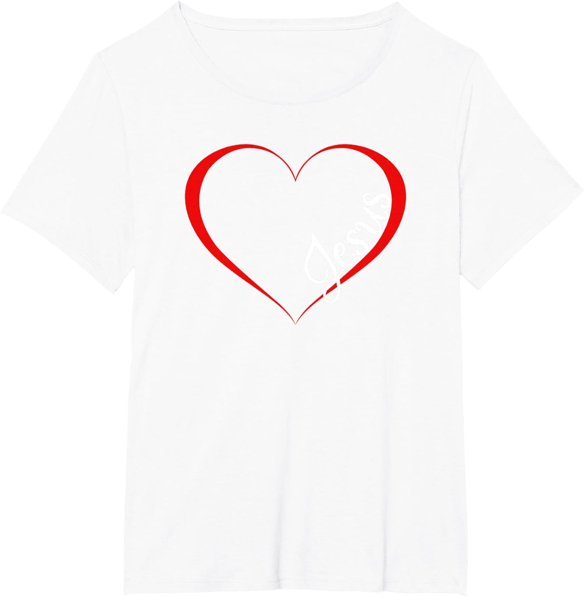 Jesus Is My Valentine Christian Gift for Valentine's Day T-Shirt - White