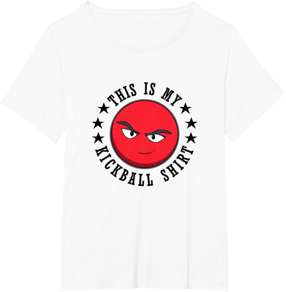 Kickball Fun Design for a Kickball Player T-Shirt - White