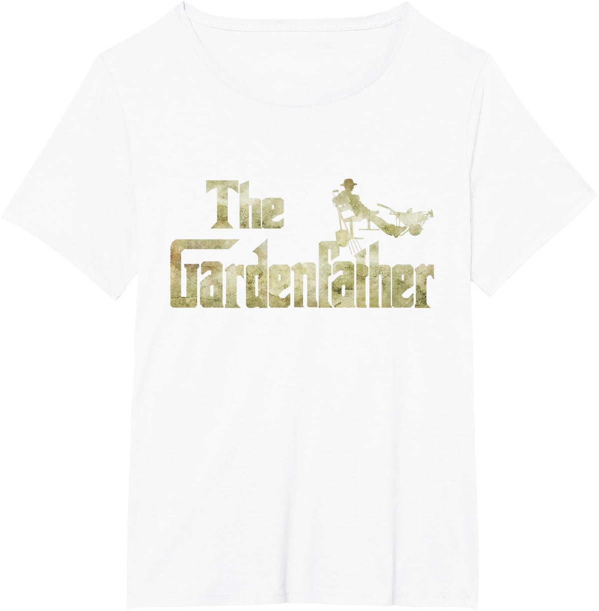 The Gardenfather Gardening Father Gift T-Shirt - White