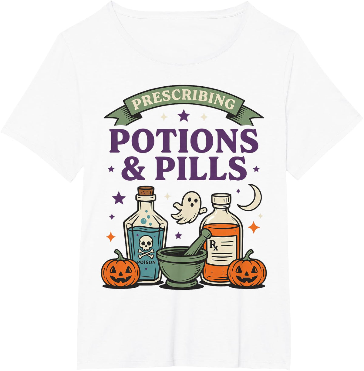 Halloween Pharmacist T-Shirt - White