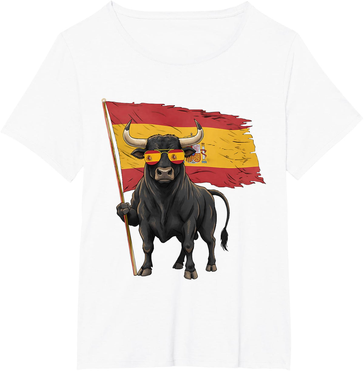 Espana Spain Flag Spanish Flag Spanish Pride T-Shirt - White