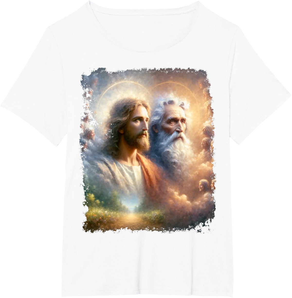 God and Jesus Christ T-Shirt - White