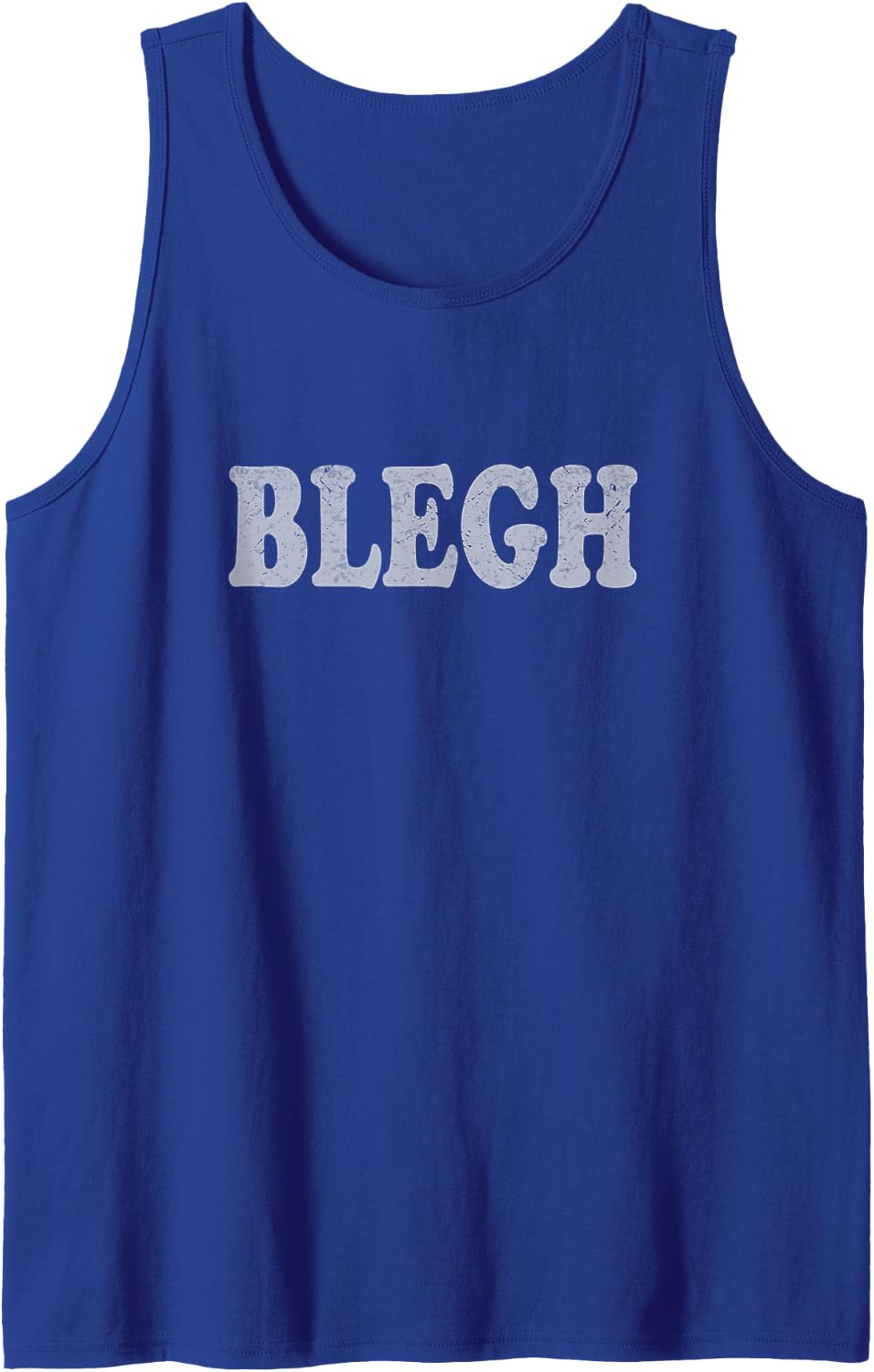 Blegh Metalcore Metal Vocalist Djent Deathcore Tank Top - Royal Blue