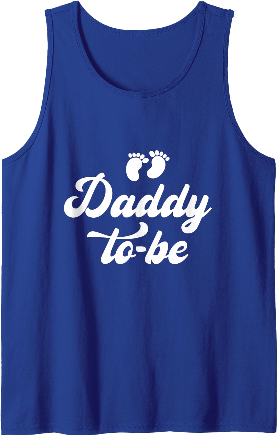 Heartwarming Daddy To-Be design Tank Top - Royal Blue