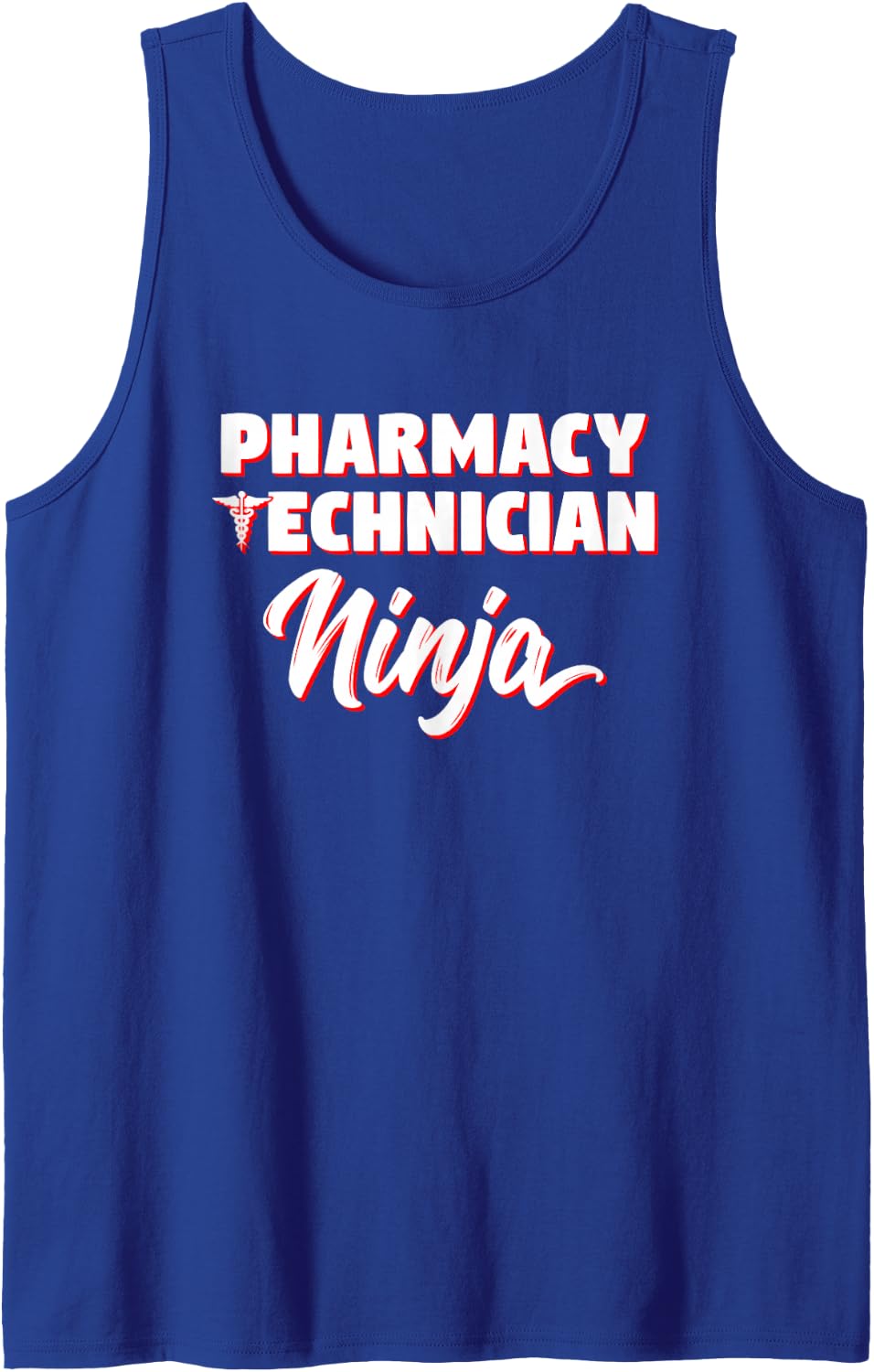 Pharmacy Technician Shirts Funny Pharmacist Gifts Sleeveless Tank Top - Royal Blue
