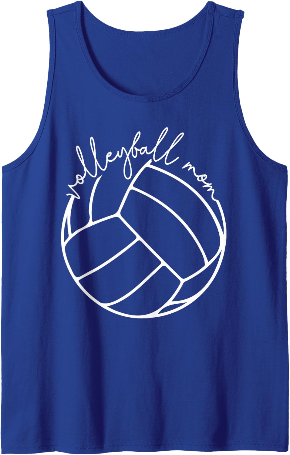 Cute Volleyball Mom Game Day Volleyball Mama Mothers Day Tank Top - Royal Blue