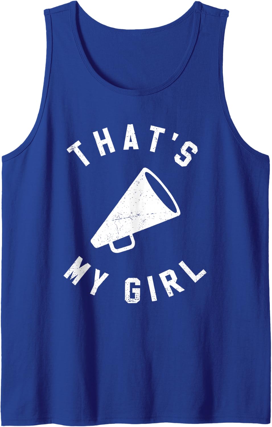 That's My Girl Cheerleading Sleeveless Tank Top - Royal Blue