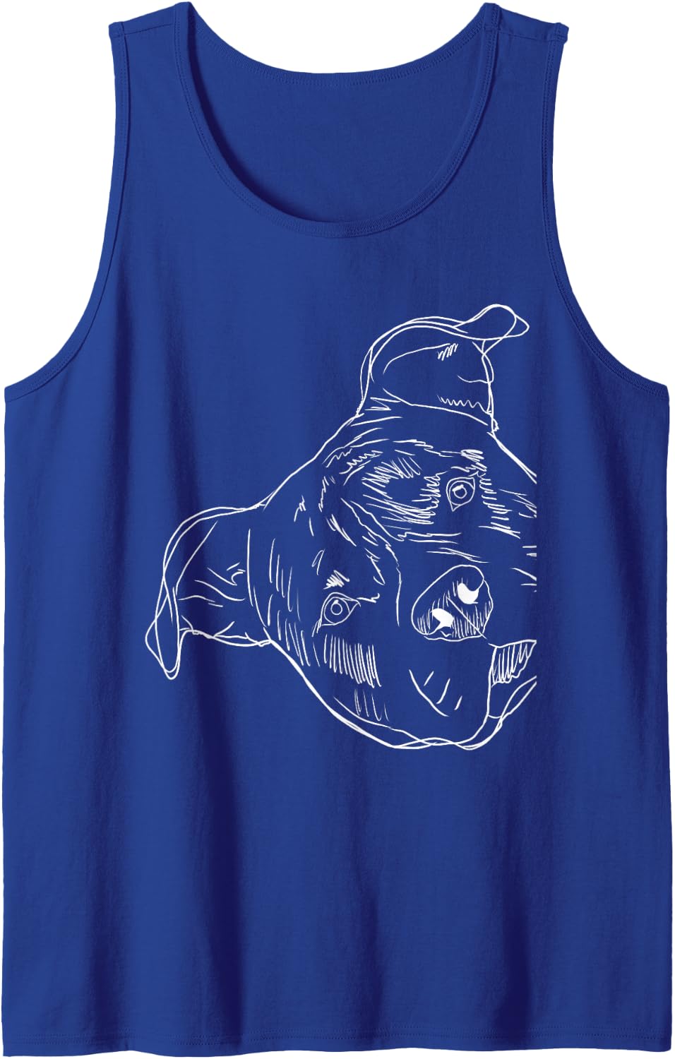 Funny Dog American Staffordshire Terrier Tank Top - Royal Blue