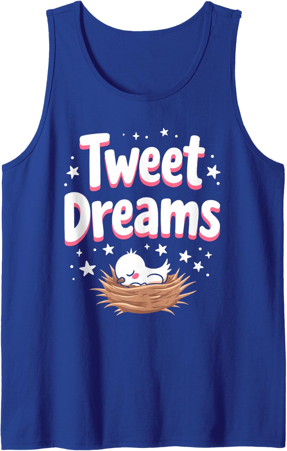 Backyard Birdwatcher Birding Enthusiast and Nature Lover Sleeveless Tank Top - Royal Blue
