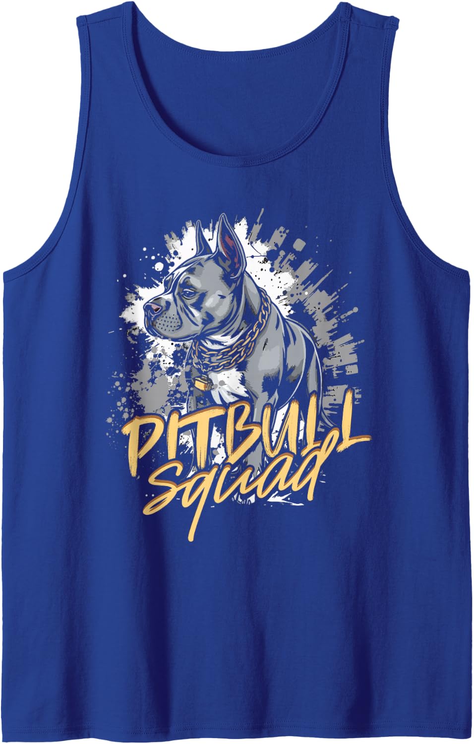 Pitbull Squad Pitbulls Tank Top - Royal Blue