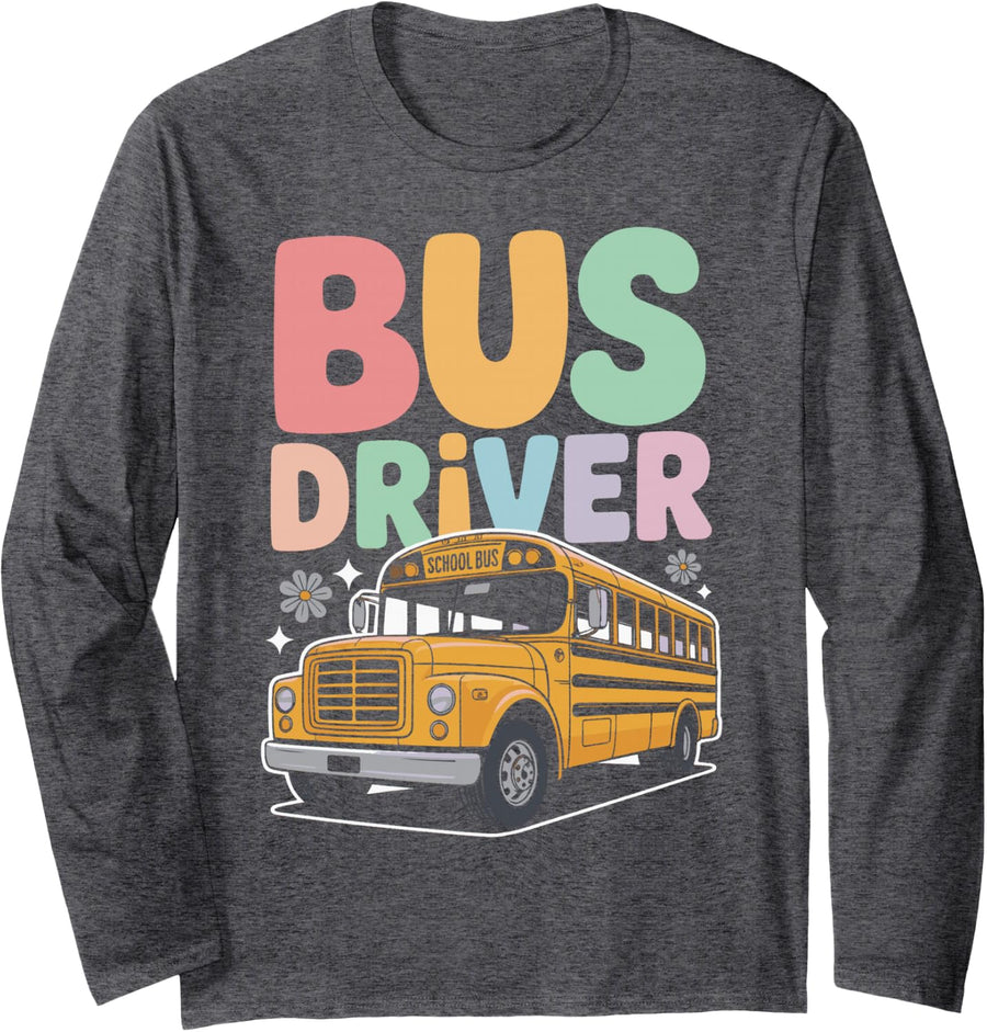 for Transportation Staff Long Sleeve T-Shirt - Adult Unisex Dark Heather Grey