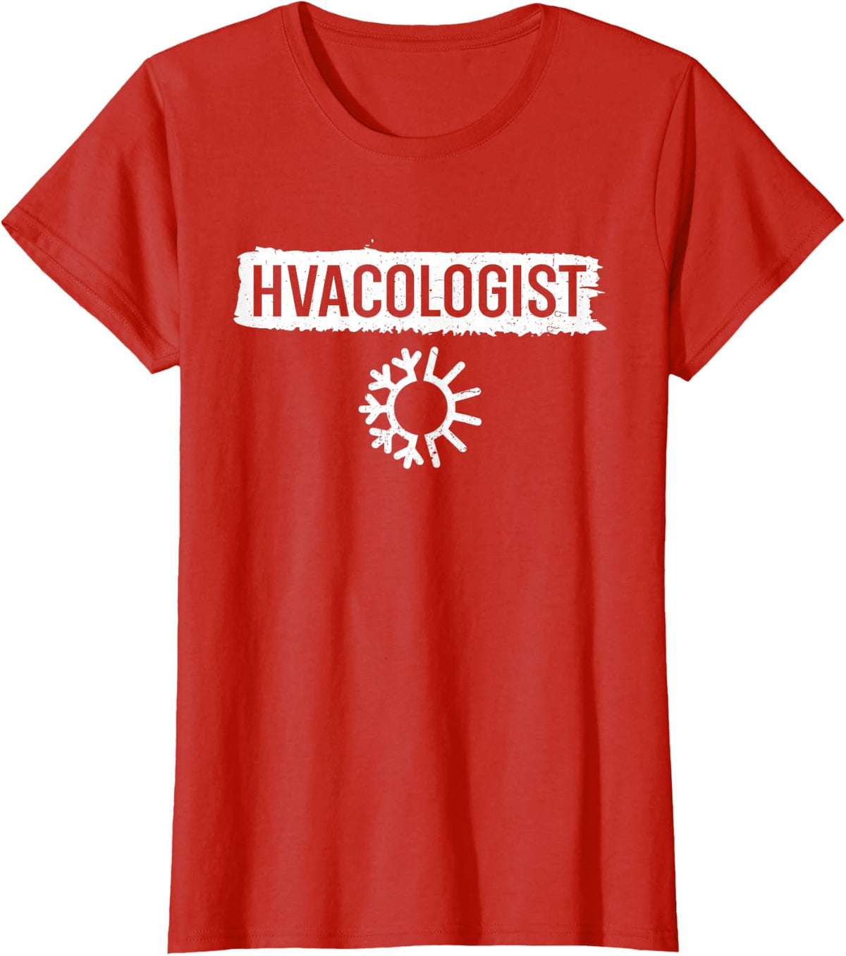 HVACOLOGIST Humorous HVAC Tech HVAC Installer T-Shirt - Red