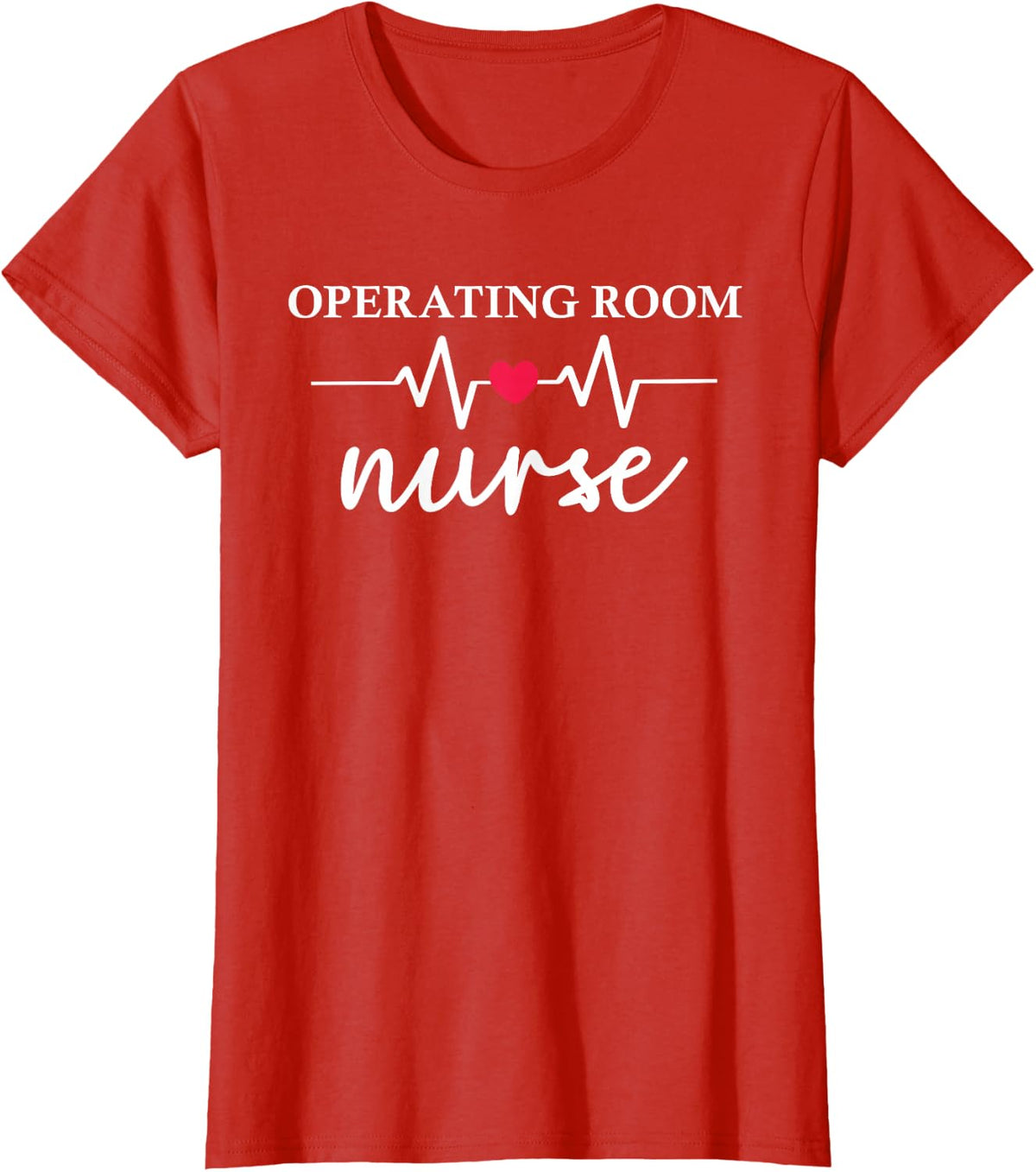 Cute Operating Room Nurse Nurse Print For Nursing Student T-Shirt - Red