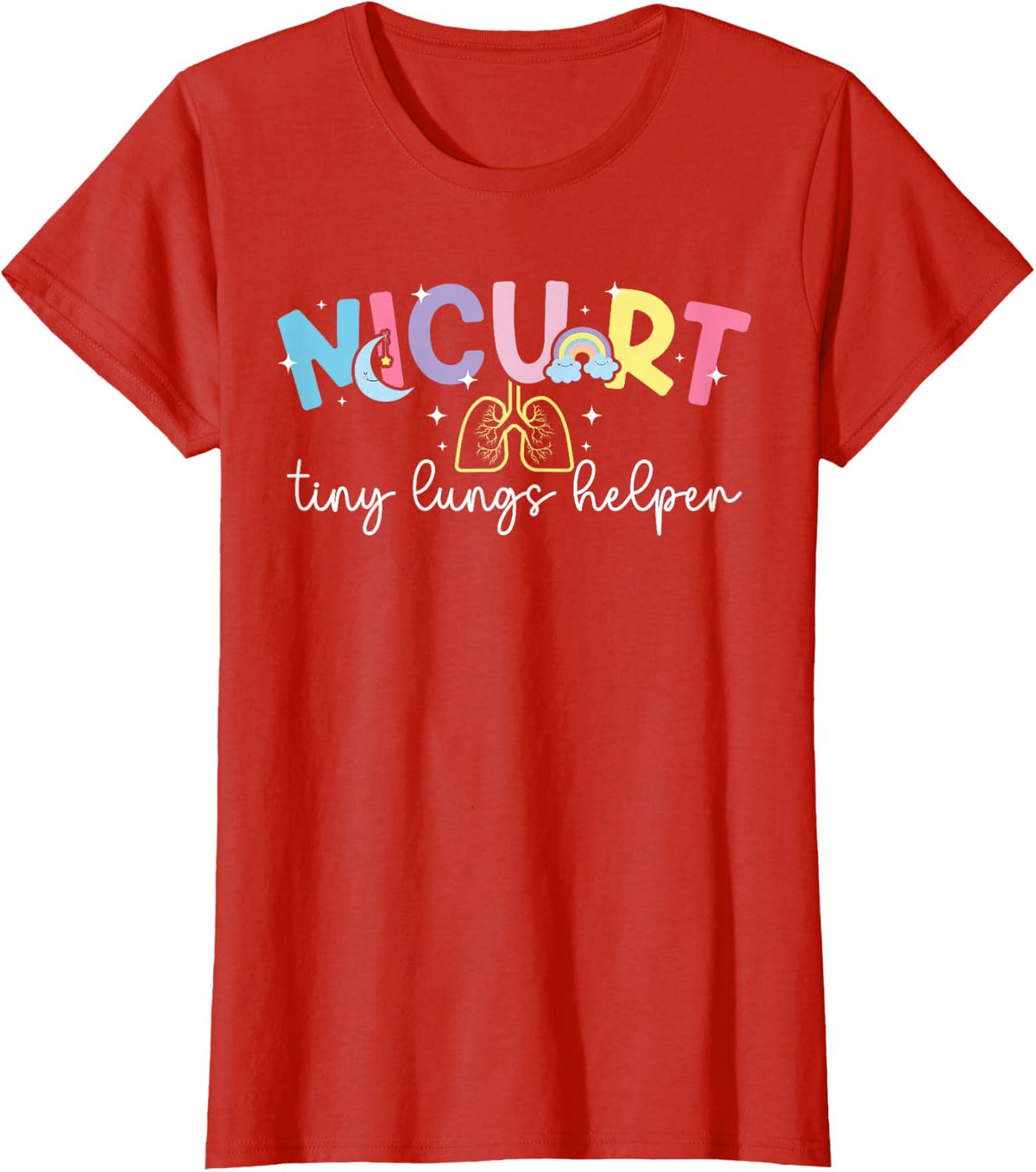 NICU RT Appreciation Pediatric RT Peds Respiratory Therapist T-Shirt - Red