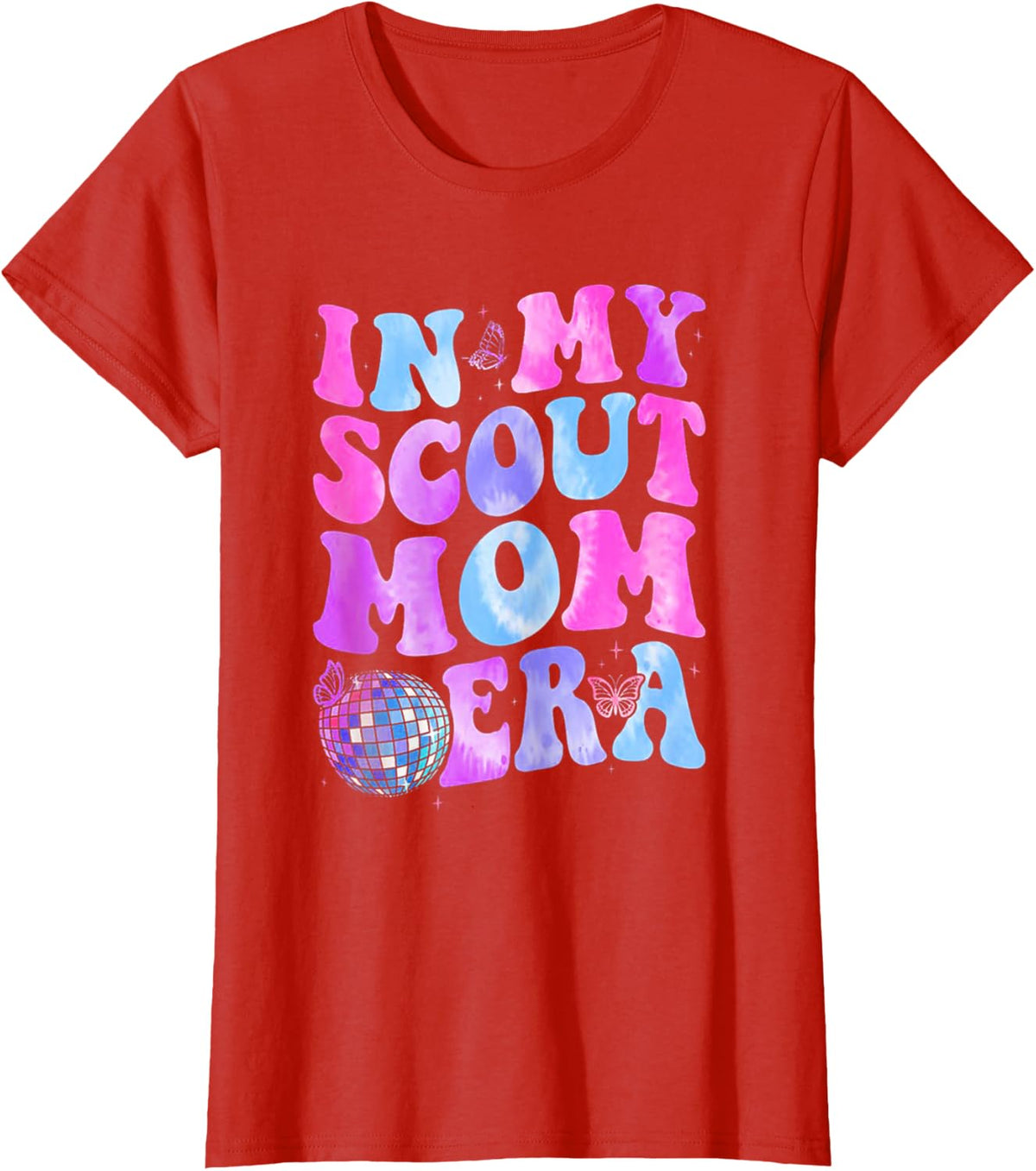 In My Scout Mom Era Mother's Day T-Shirt - Red