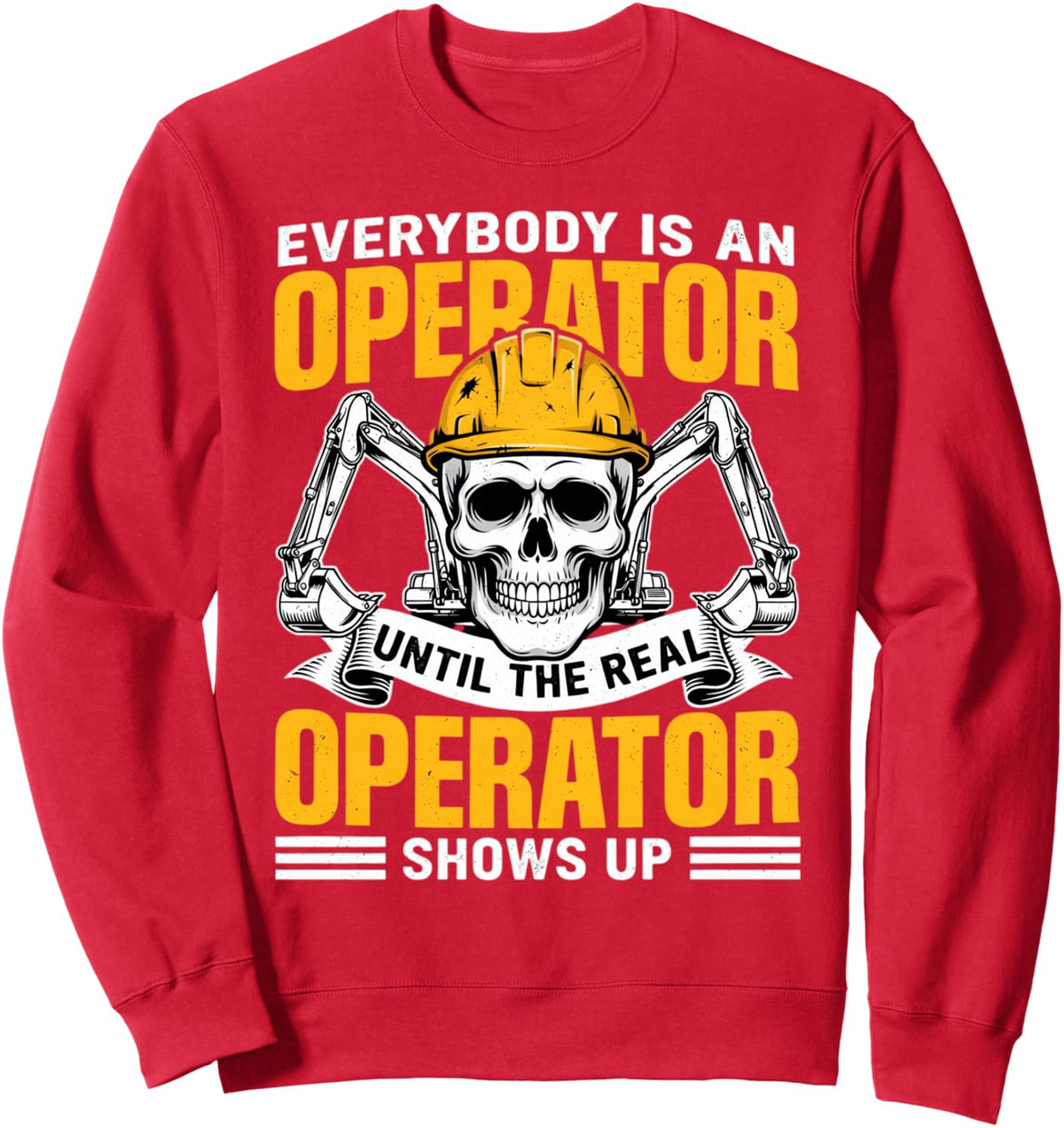 Operator Sweatshirt - Adult Unisex Red