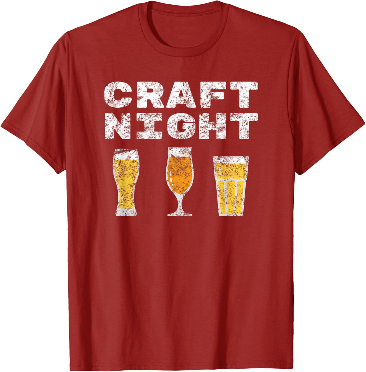 Craft Beer Shirt T-Shirt - Cranberry Red