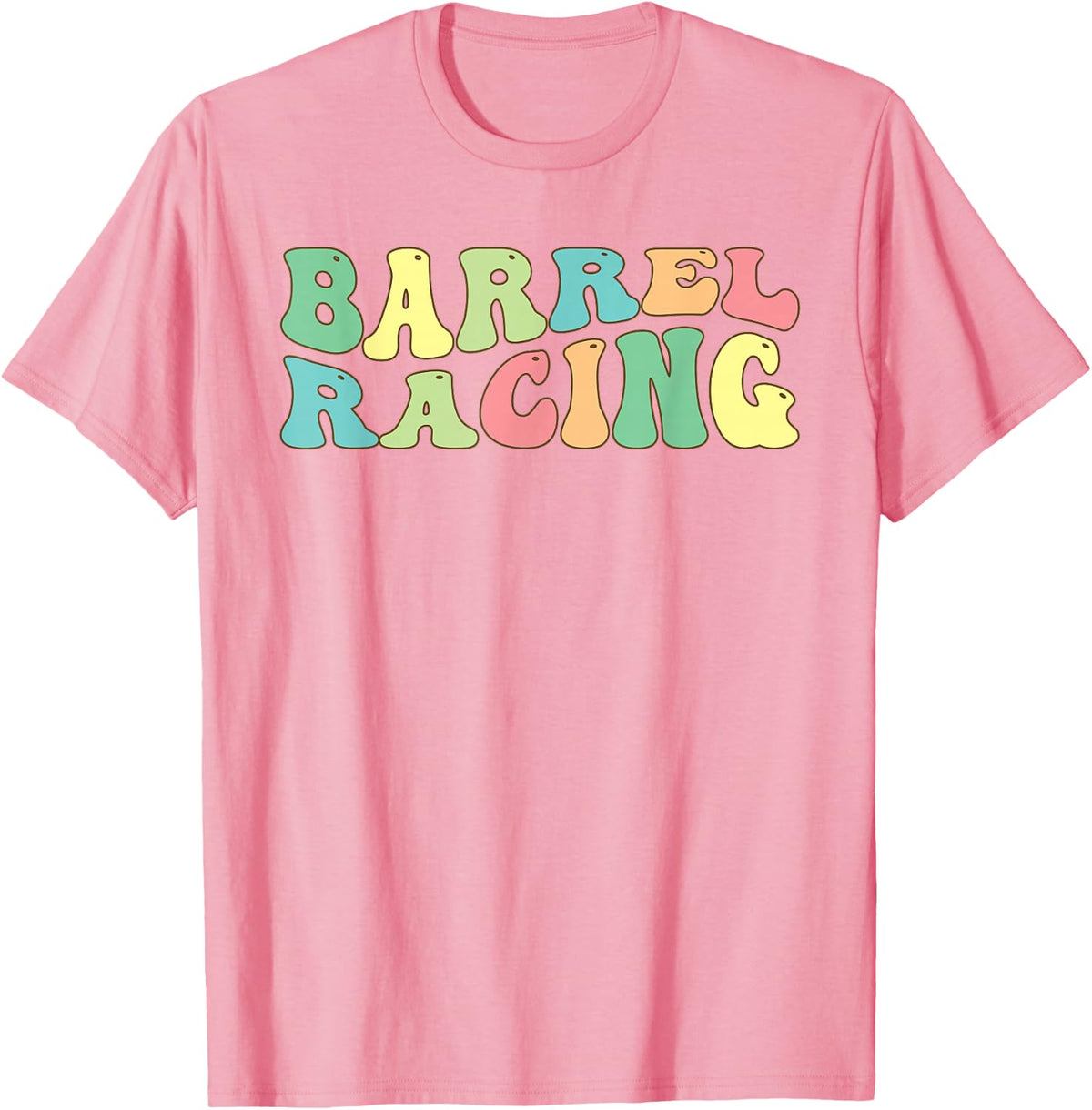 Barrel Racing Barrel Racer Rodeo T-Shirt - Pink