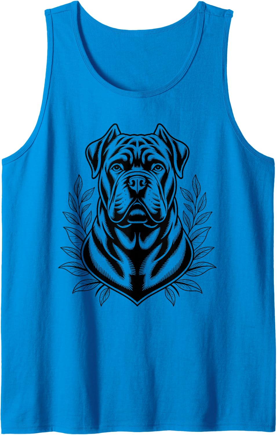 Cute Cane Corso Art for Men Women Cane Corso Dog Lovers Tank Top - Sapphire Blue