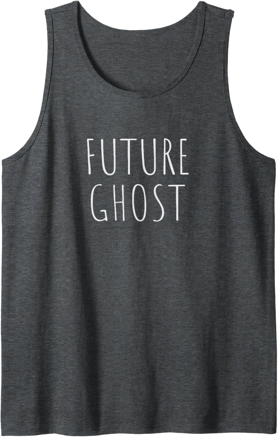 Future Ghost Tank Top - Dark Heather Grey